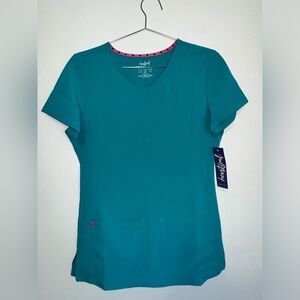 Heart soul scrub top